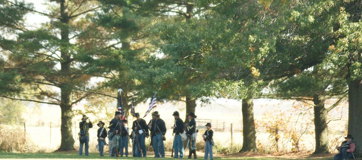 Dismounted prepare for orders
